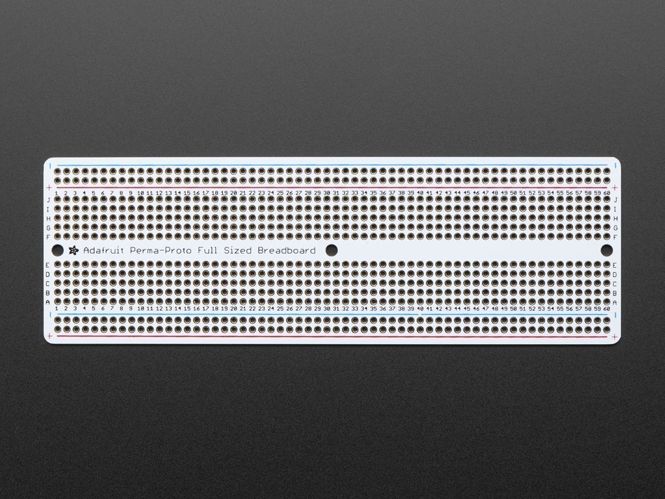 Adafruit Perma-Proto Full Sized Breadboard PCB Perf Board 830 Tie Prototype Q08