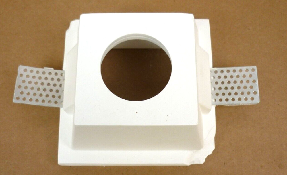 KingLed Recessed Spotlight In Square Ceramic Plaster