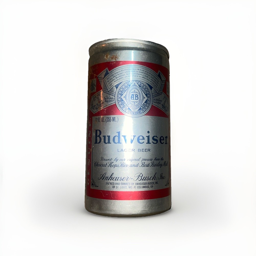 Rare Vintage Budweiser Test Can Air Filled EMPTY