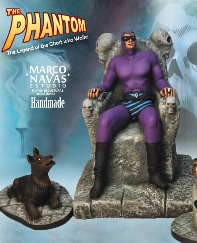 MARCO NAVAS STUDIO LIMITED EDITION HAND PAINTED PHANTOM THE GHOST THAT WALKS