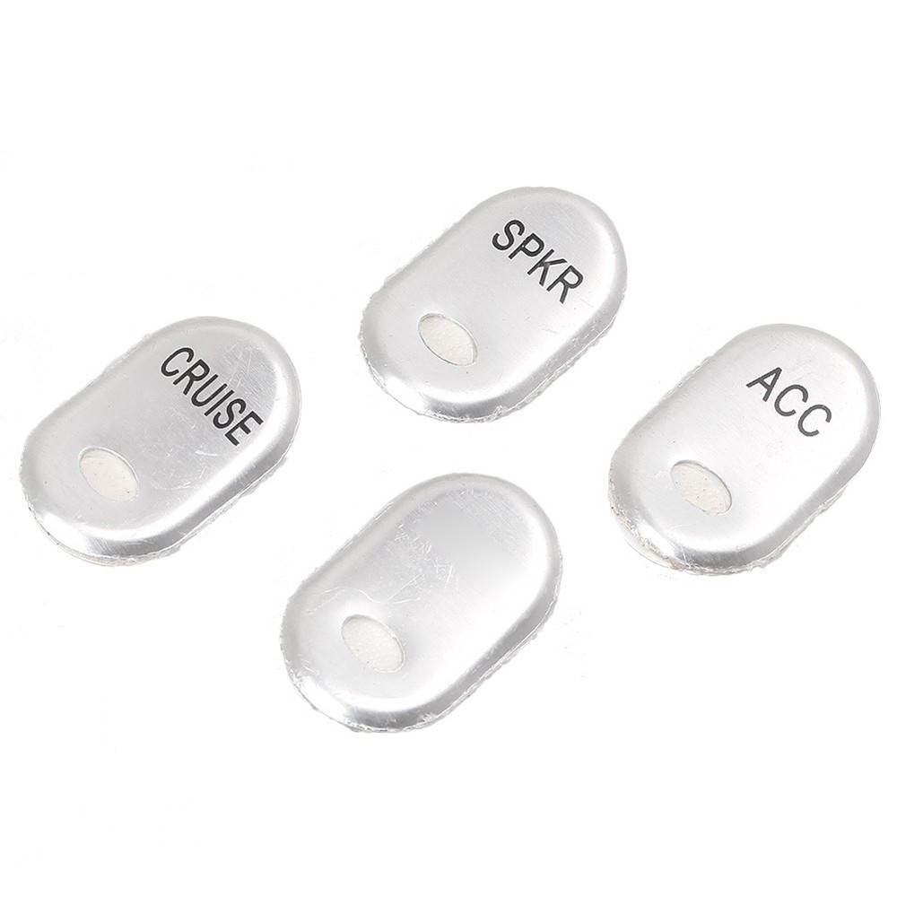 Motorcycle Stainless Rocker Panel Switch Button For Harley Touring FLHTCU FLHTK FLTR