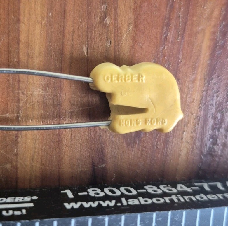 Vintage Gerber Diaper Pin Turtle 1991