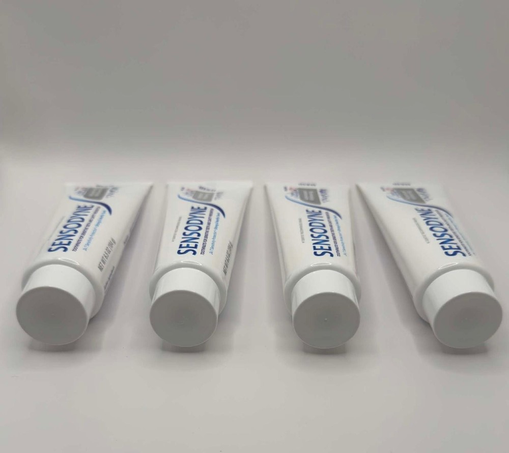 Sensodyne Advanced Whitening Toothpaste 6.5oz 4 Pack Sensitivity - Open Box