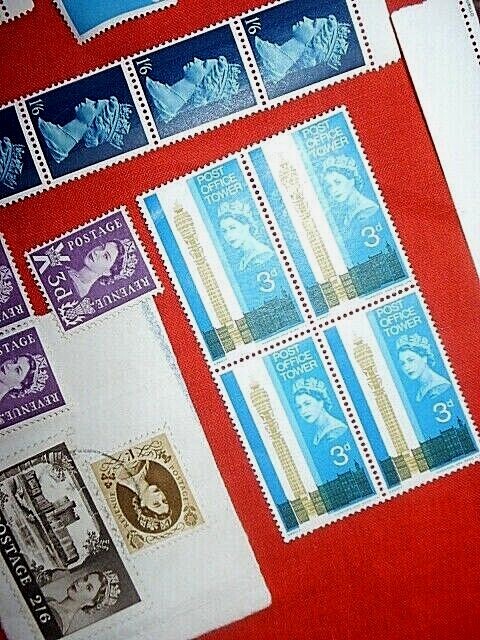 COLLECTION BRITISH POSTAGE STAMPS
