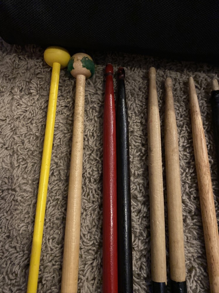 drum stick bag with Various Drumsticks