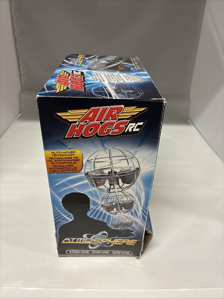 Air Hogs Rc Axis Hovering Sphere Wave Control Spin Master, Platinum Edition New