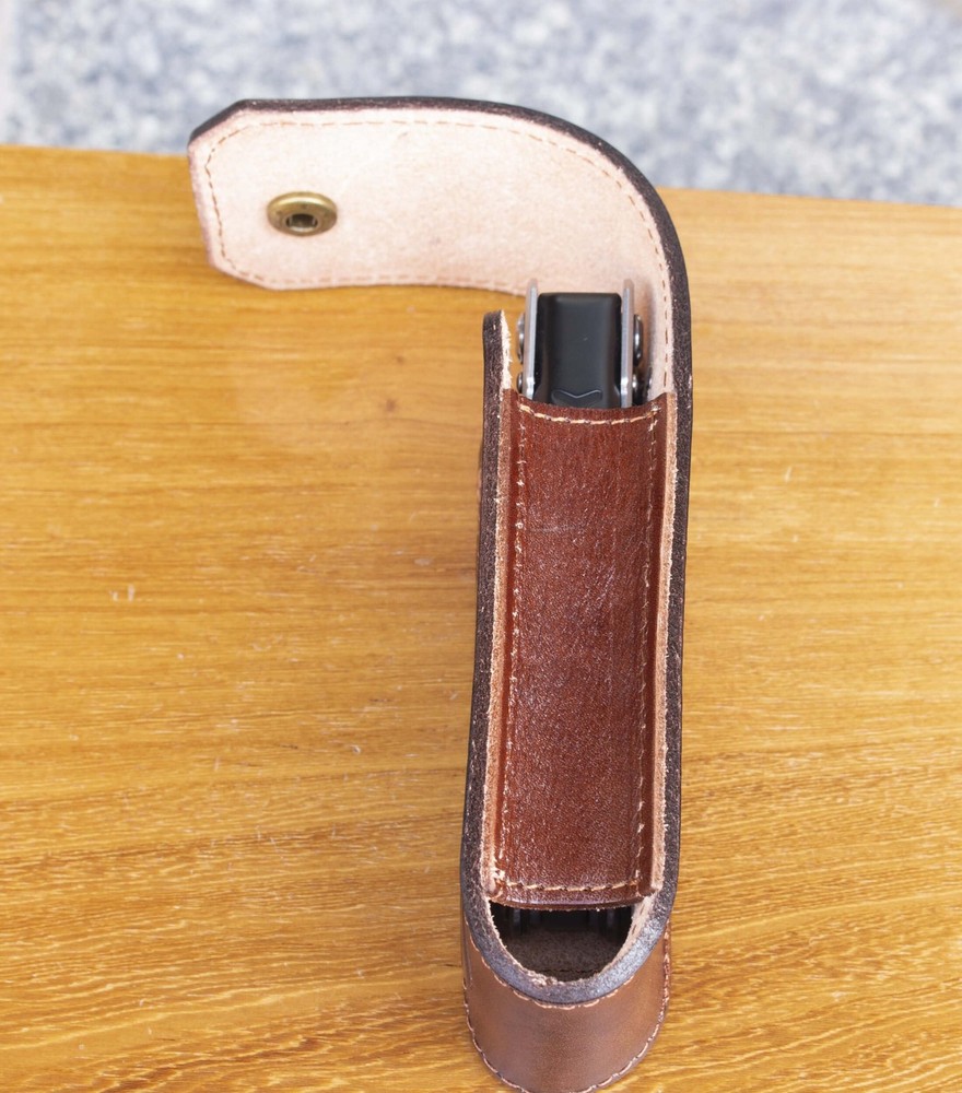 Leather Multitool Sheath，Multi Tool Holster for Leatherman, Gerber, SOG and S...