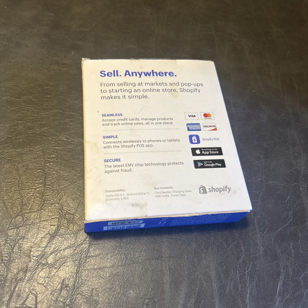 Shopify Chip & Swipe Reader - White (S1701)