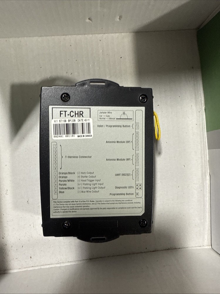 Firstech LLC Data Controller Remote Start DC For Chrysler Dodge Jeep FT-CHR1-DC