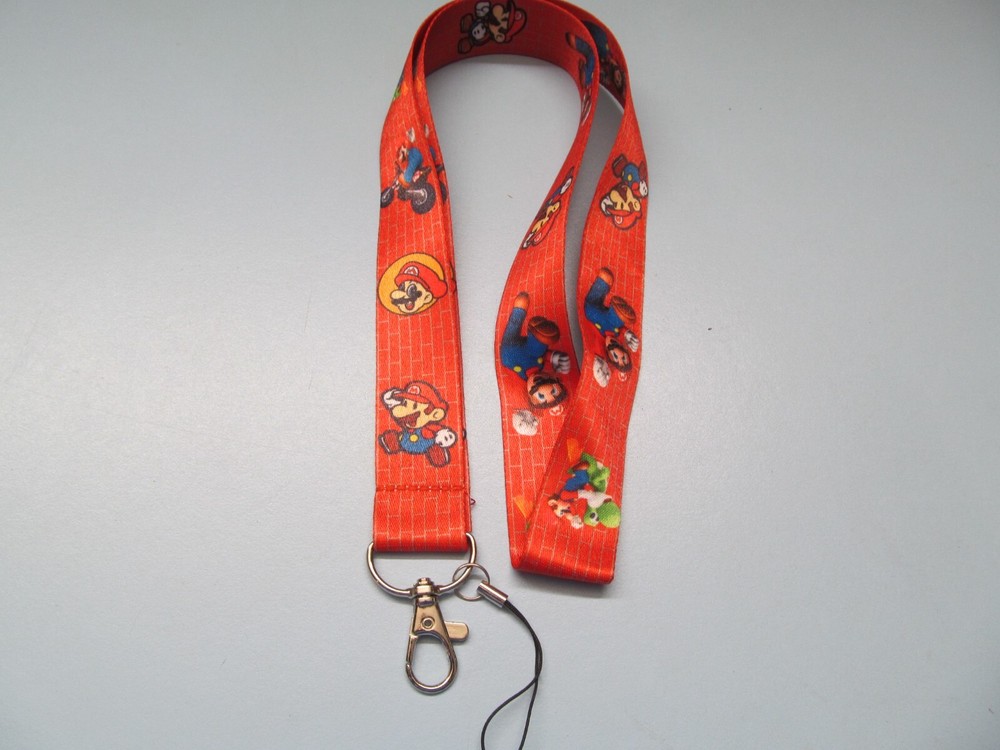 Mario Bros (Red) Lanyard #MB16 (NEW)