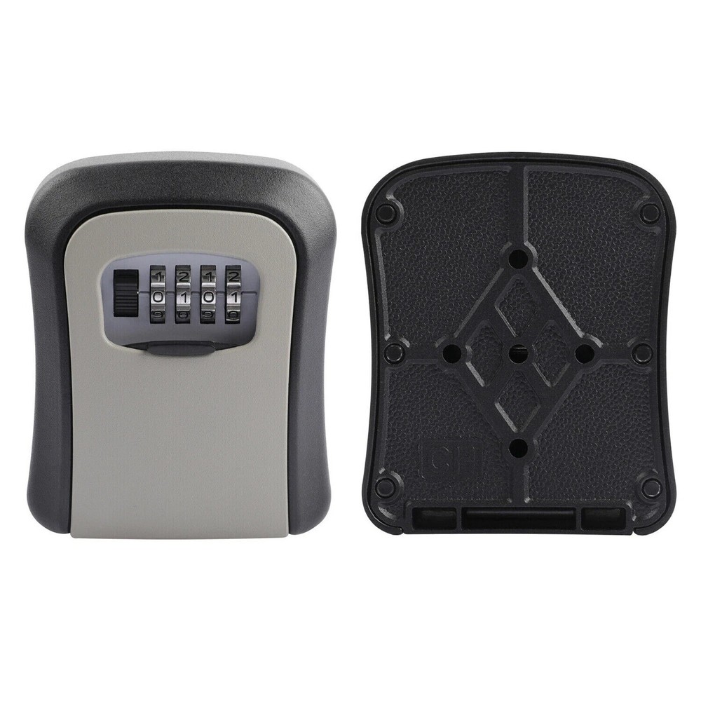 4 Digit Key Safe Lock Box Combination Wall Mount Security Storage Case Organizer