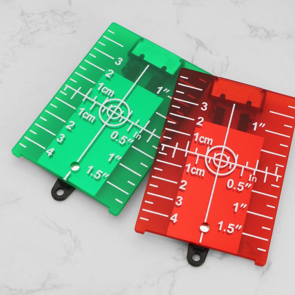 2pcs Laser Level Reflector Target Board Bracket Reflector Target Board Reflec...