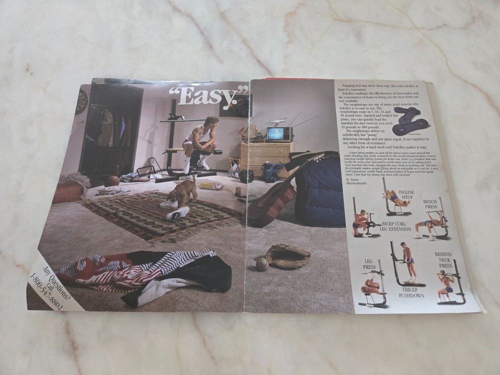soloflex users parts and advertisement