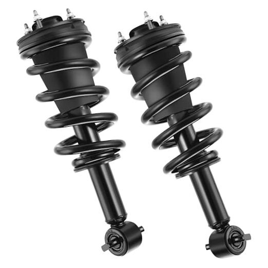 Front Complete Strut Shocks and Coil Spring Assembly Compatible 07 Tahoe front