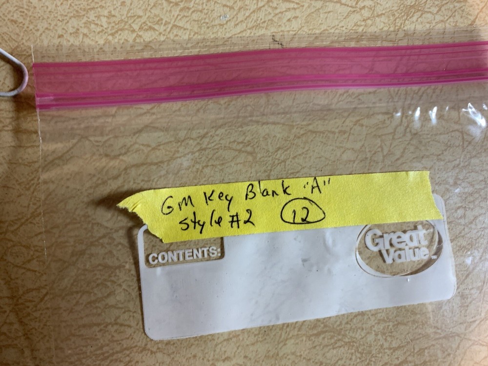GM A Style Key Blank #2