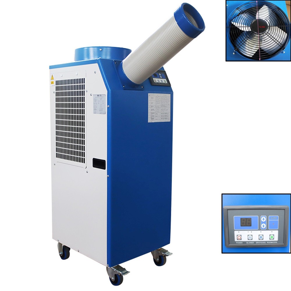 Industrial Air Conditioner Mobile Spot Cooler Outdoor Air Aircon 11900Btu/h 220V