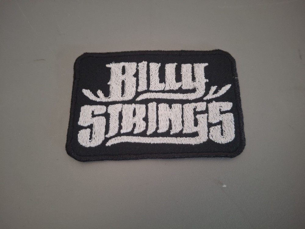 Black And White Billy Strings Band Patch