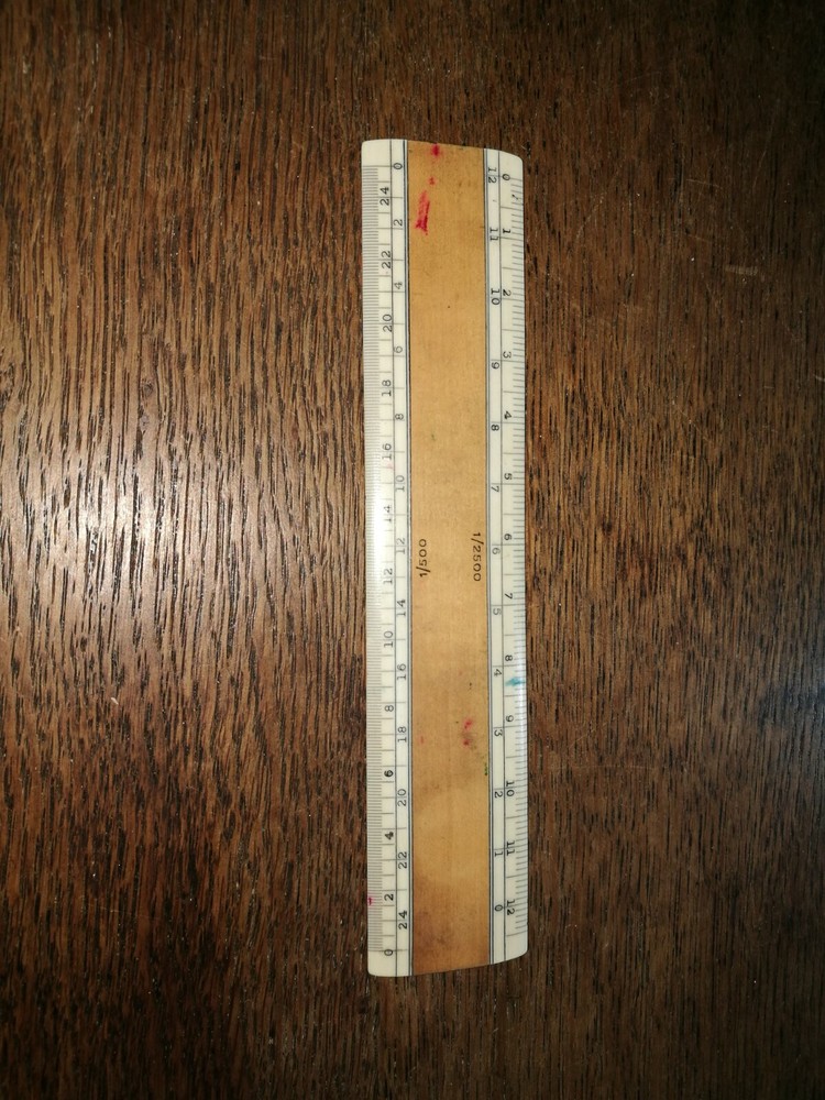 Vintage Simplon Divided Ruler in VGC