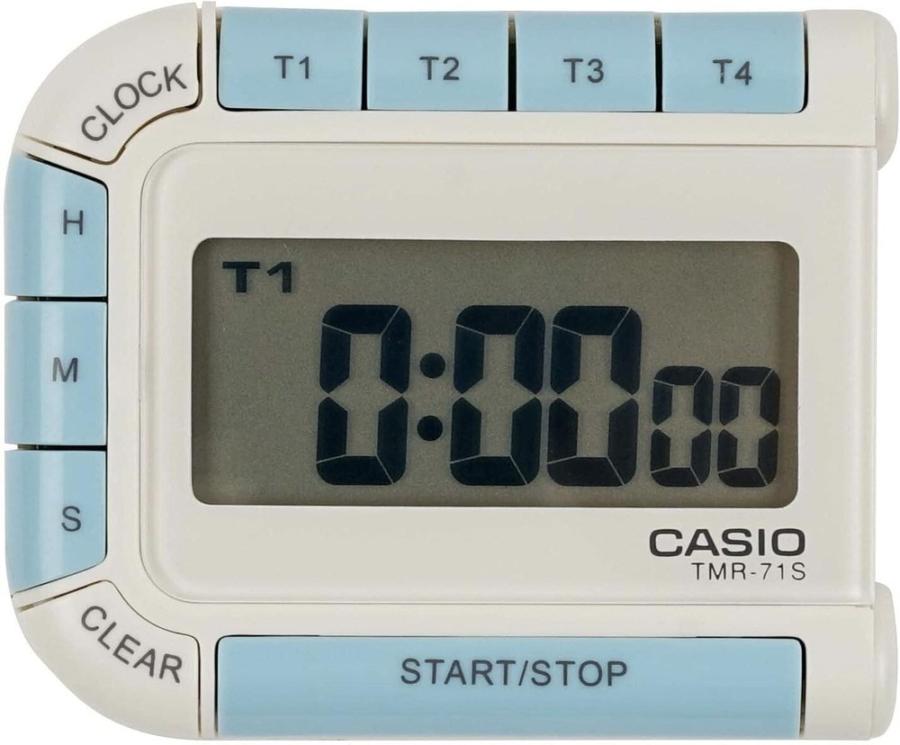 Casio TMR-71S-7JH Digital Timer Countdown Stopwatch with Magnet