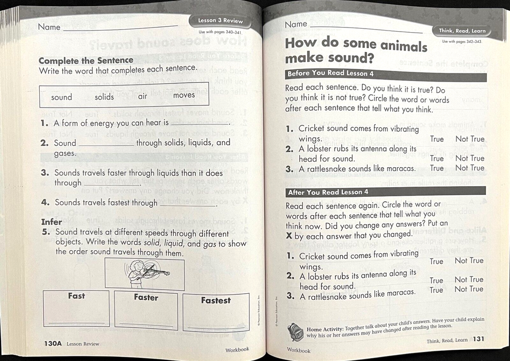 2nd Grade - SCIENCE - WORKBOOK - TEACHER GUIDE (2006, Scott Foresman)