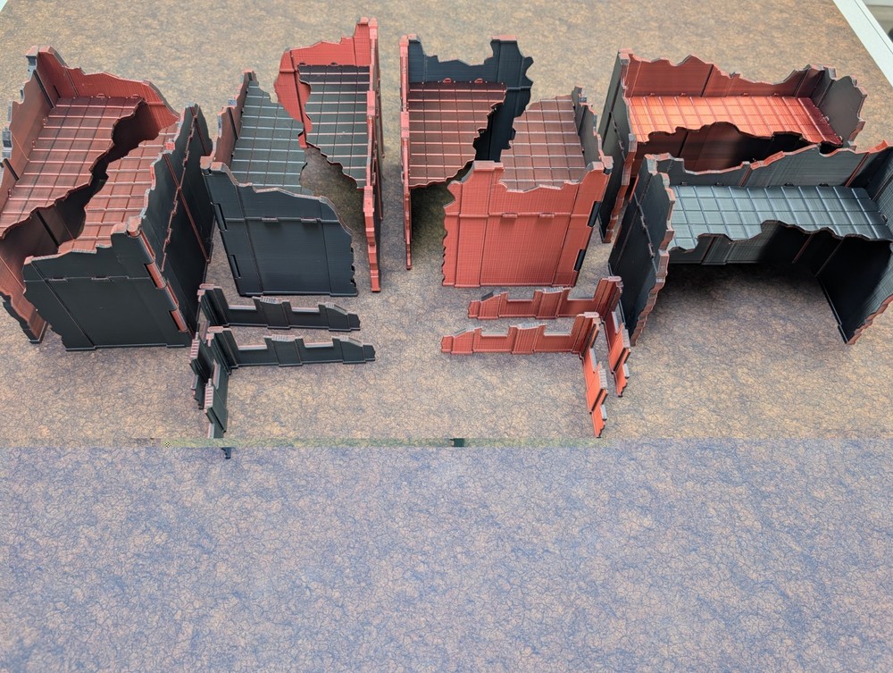 Warhammer 40k - Complete Competitive Terrain Set  - Modular Ruins Set