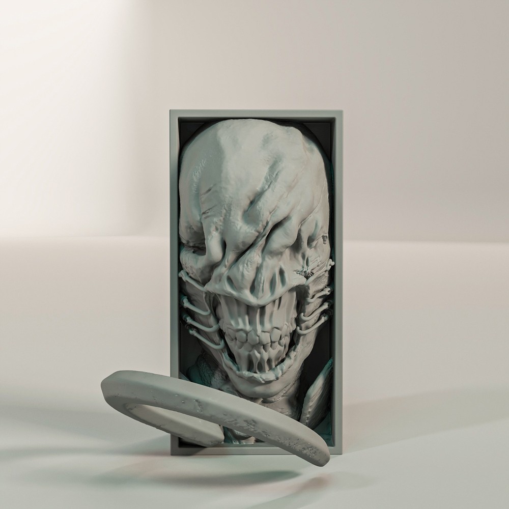 Chatterer Book Nook & Wall Mount - Hellraiser Horror Decor