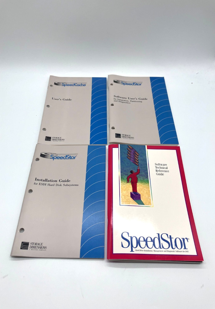 Speedstar Hard Disk Software DOS Maxtor Manuals
