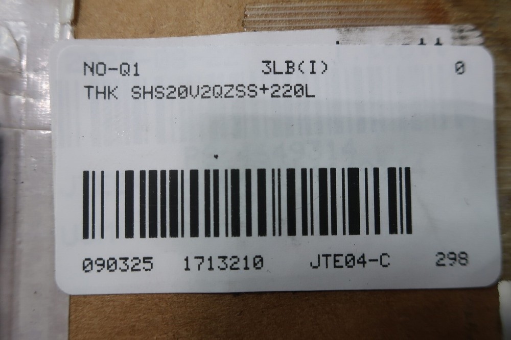 Thk SHS20V2QZSS+220L Linear Guide