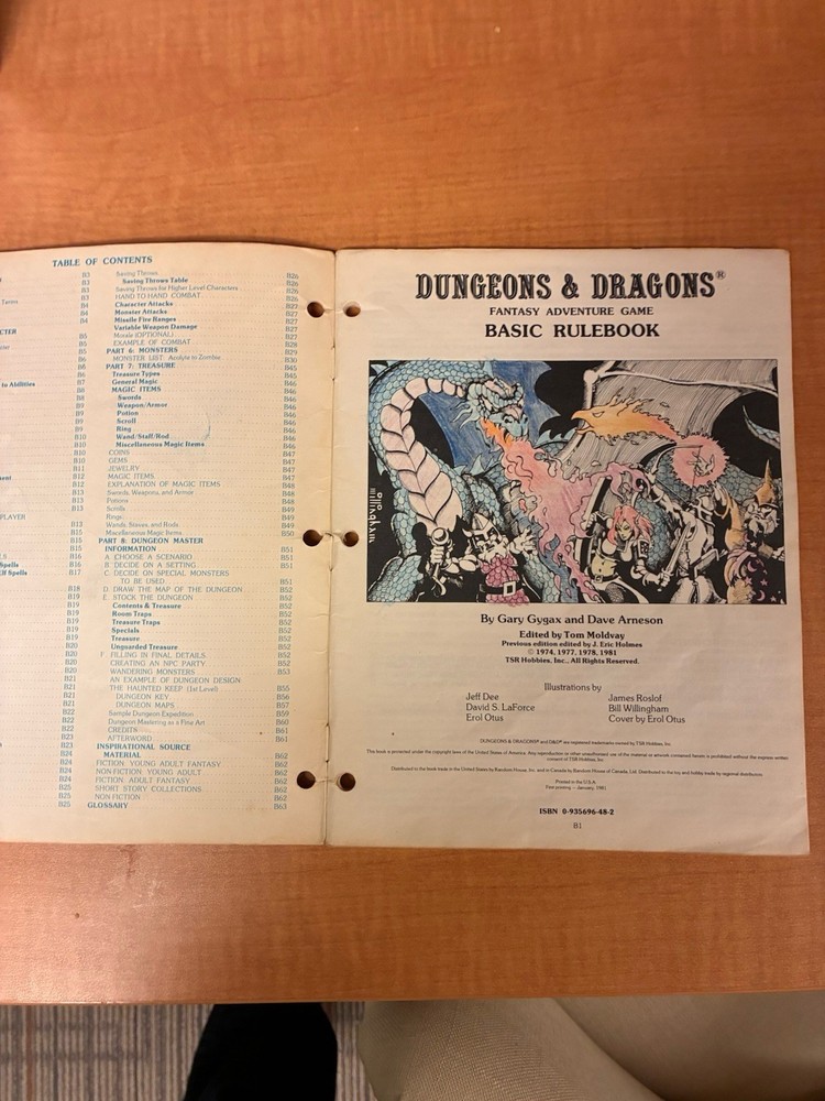 D&D Basic Rulebook 1