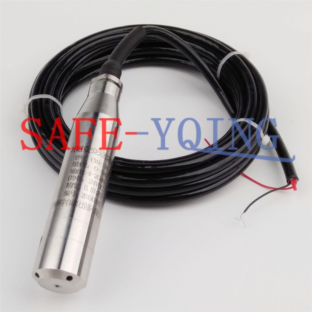 4-20MA 1.0m Range Water Level Transmitter Liquid Level Transducer Sensor