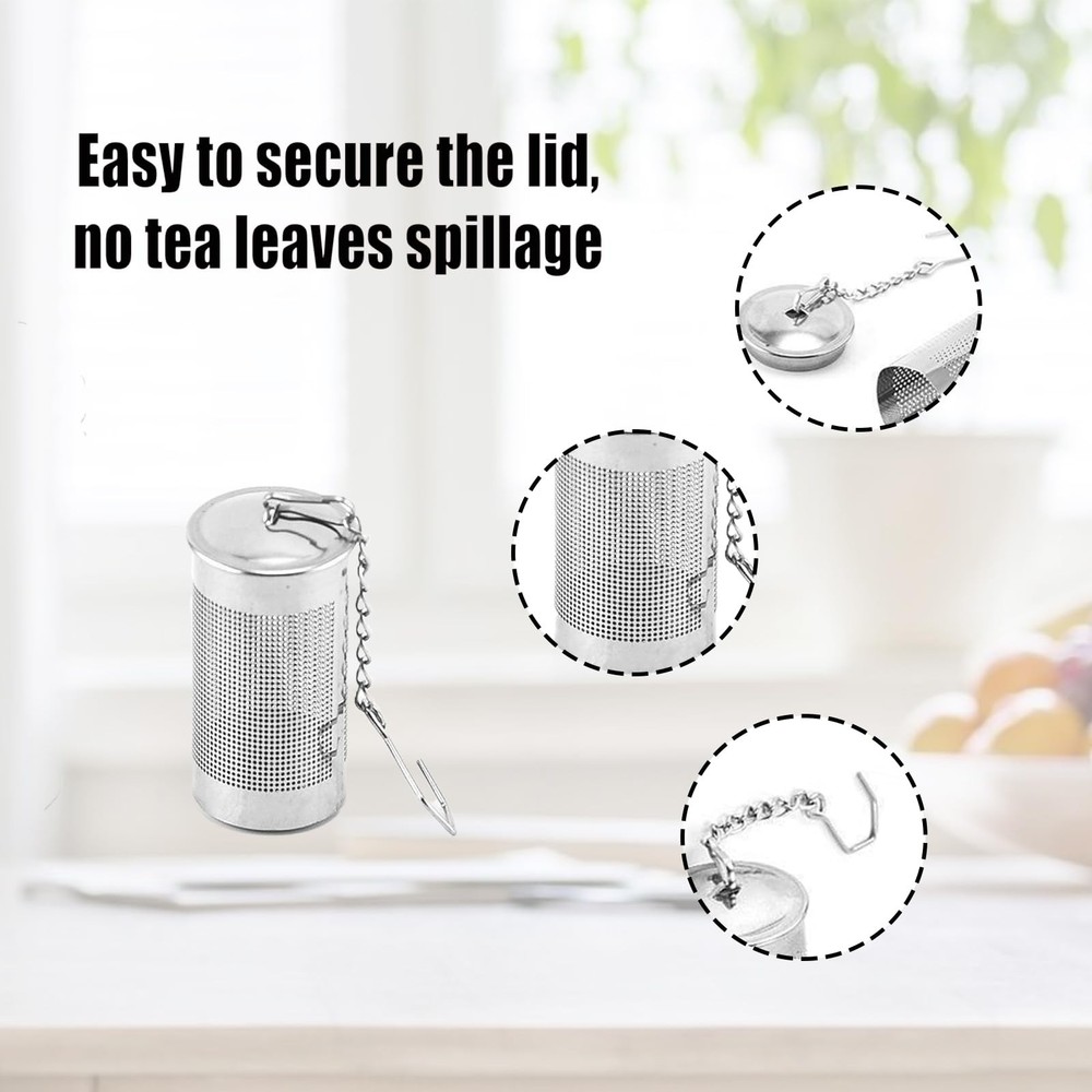 Infuser Tea Strainers for Loose Leaf,2Pcs Steeper Diffusers for Loose Tea Sta...