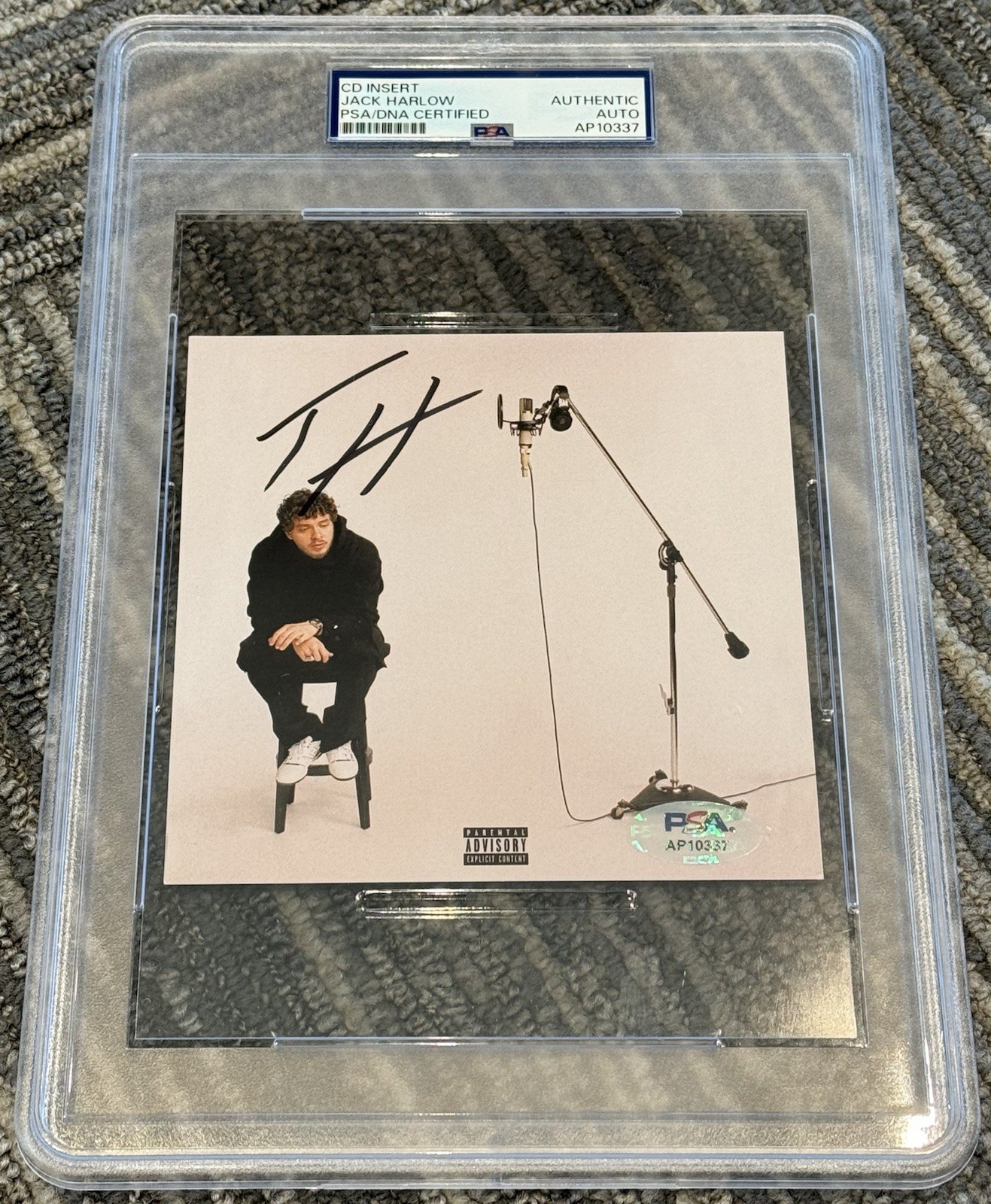 Jack Harlow Signed Autograph Come Home The Kids Miss You CD Booklet PSA/DNA QTY