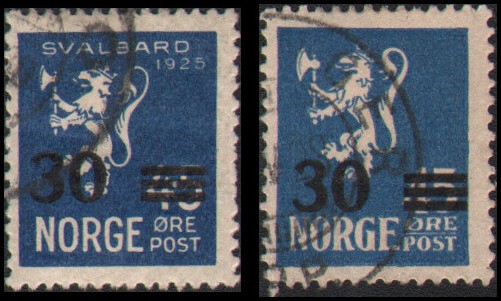 Norway #129-130 set Used