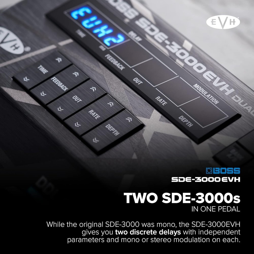 Boss SDE-3000EVH Dual Digital Delay