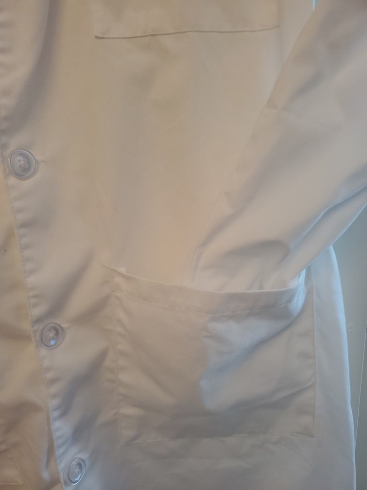Landau Unisex 5-Pocket Plain Lab Coat - Medium