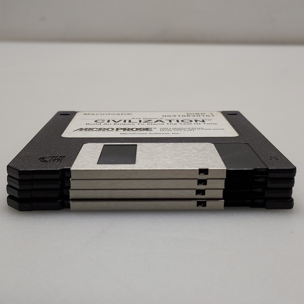 COMPUTER💥WARGAMES💥 RETRO SID MEIER'S CIVILIZATION ORIGINAL VTG MACINTOSH/APPLE