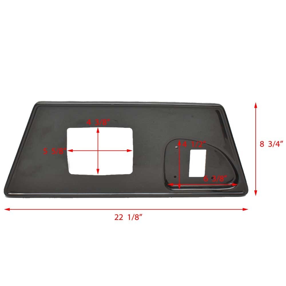 Ranger Boat Blank Chartplotter Panel 7202418A | 620VS Humminbird 700