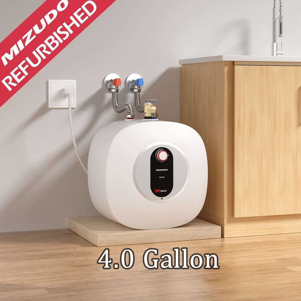 4.0 Gallon Electric Mini Tank Water Heater Instant Hot Water 1440W For RV Camper