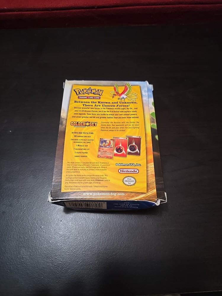 Ex Unseen Forces 2005 Pokemon Deck Deck Still In Plastic.