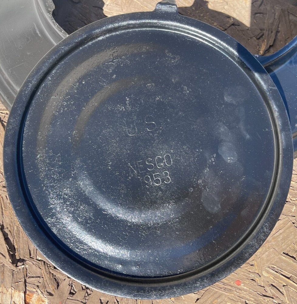 USGI M1941 POT BELLY STOVE SPACE HEATER RADIANT TYPE REPLACEMENT LID