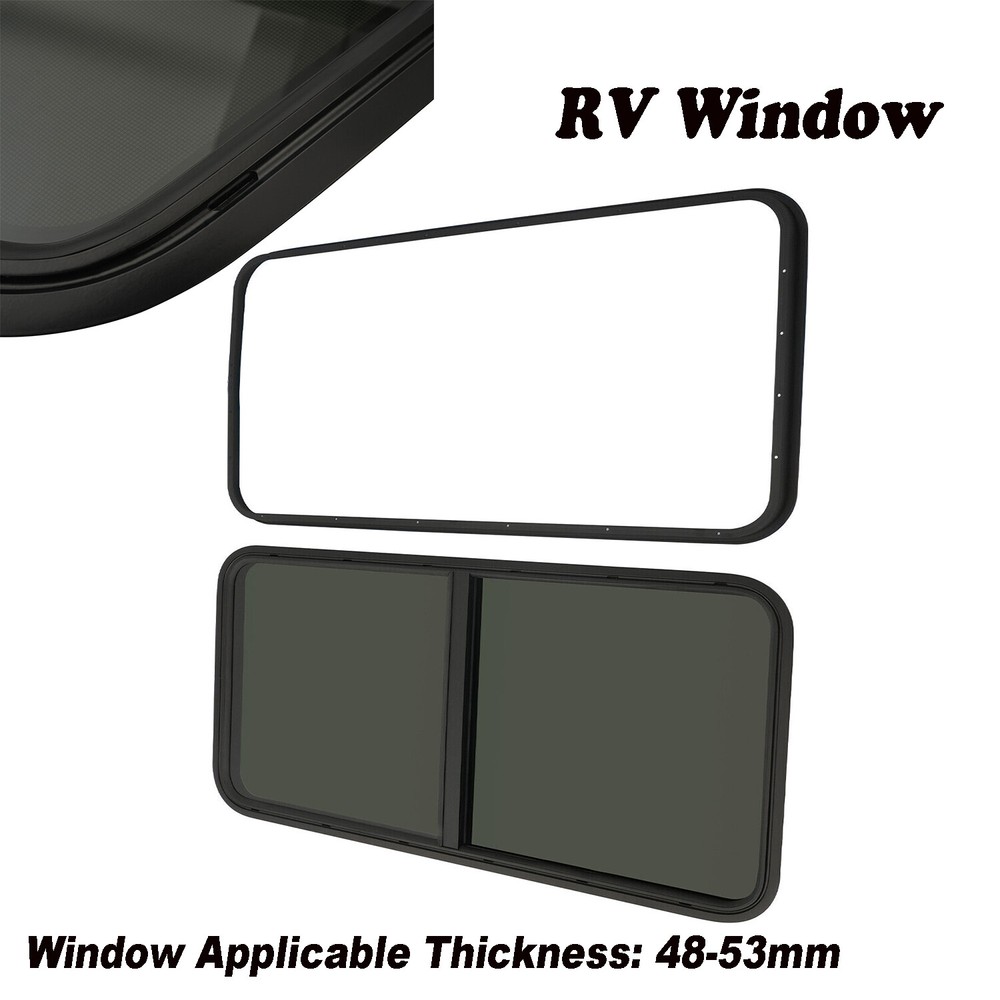 RV Window Horizontal Sliding Windows Multiple Wall Thicknesses Waterproof