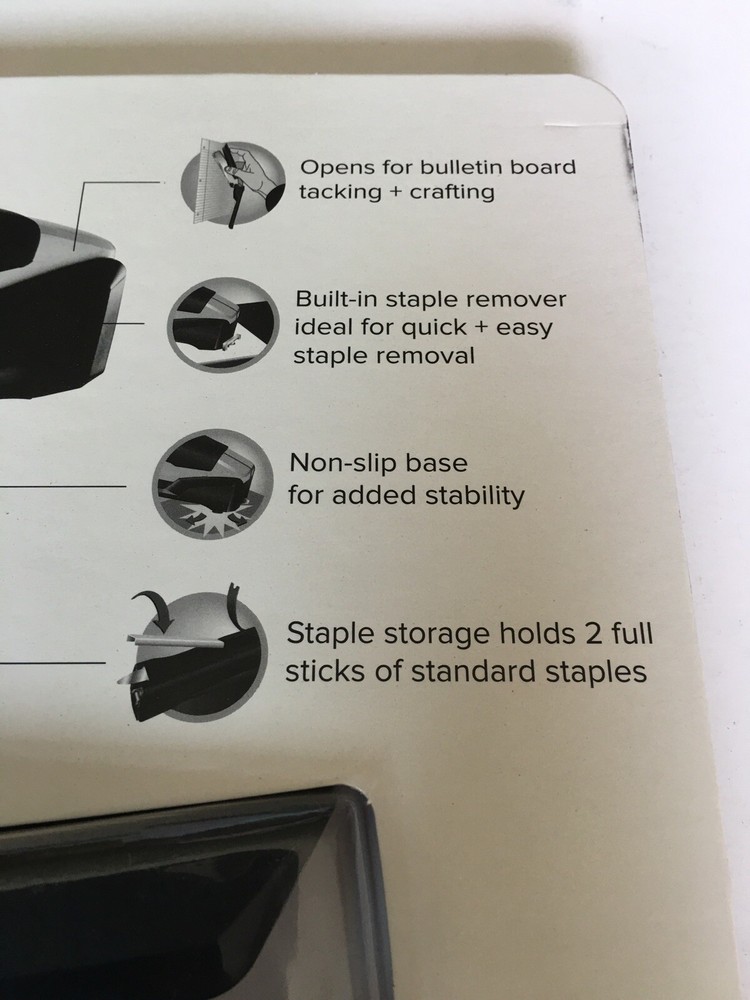 Bostitch Desktop Stapler Bonus Pack Black, Ez Squeeze Staple Remover + 5K Staple