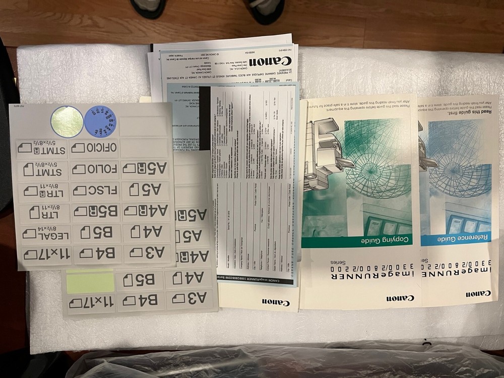 Canon imageRUNNER 3300 /2800 /2200 Copying, Reference & Mail Box Function Guide