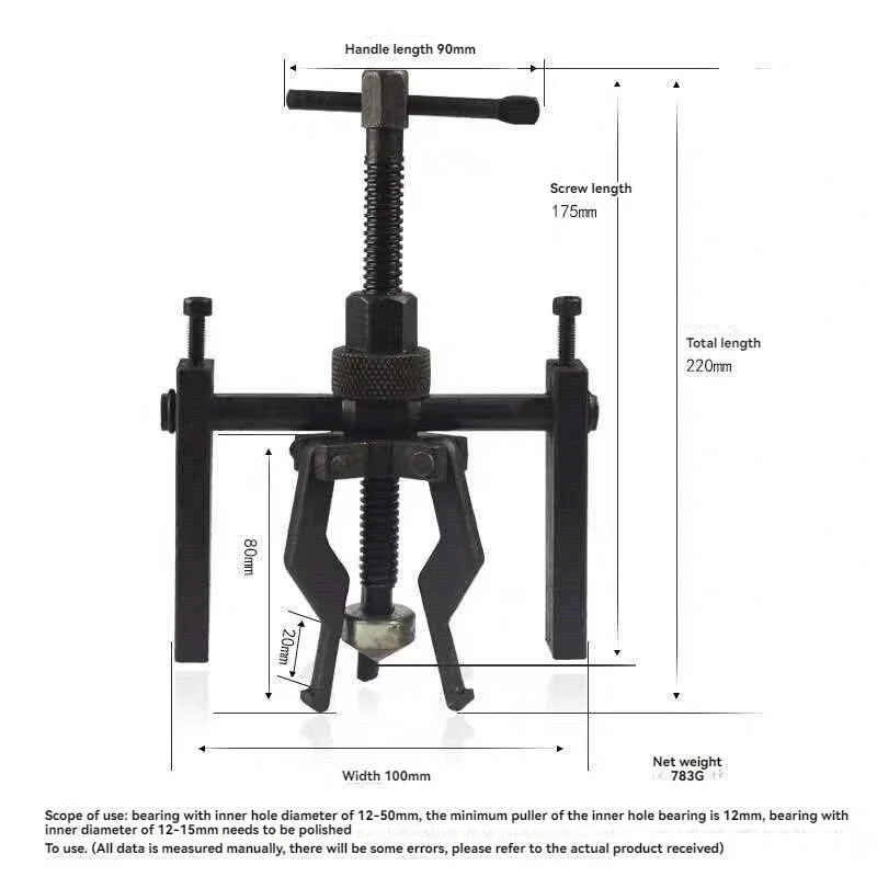 Inner Bore Bearing Pulling Code Motorcycle Automobile Machinery Equipment