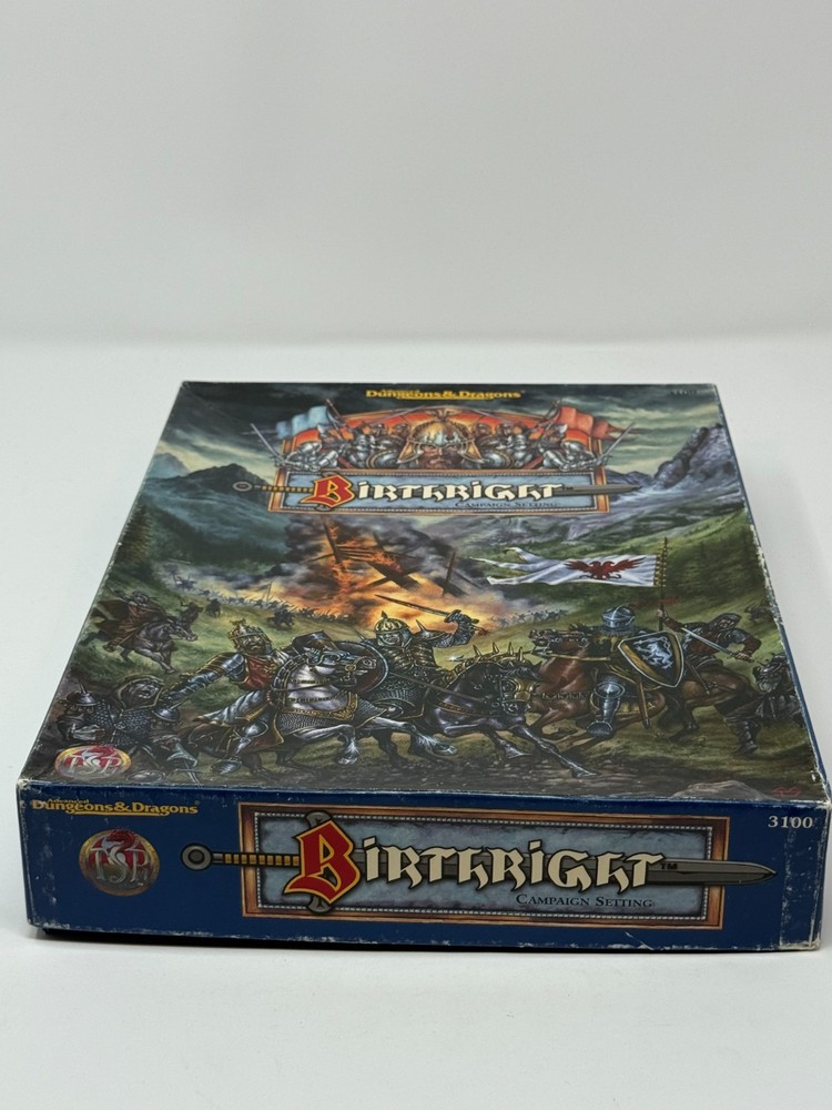 Advanced Dungeons and Dragons Birthright Campaign Setting CIB Unpunched