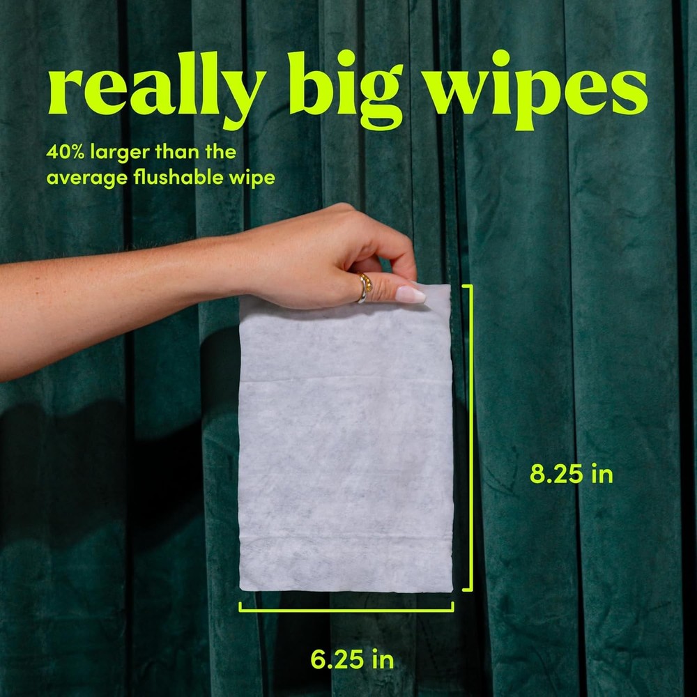 Goodwipes Flushable Butt Wipes Made with Vitin E & e - Soft & ntle