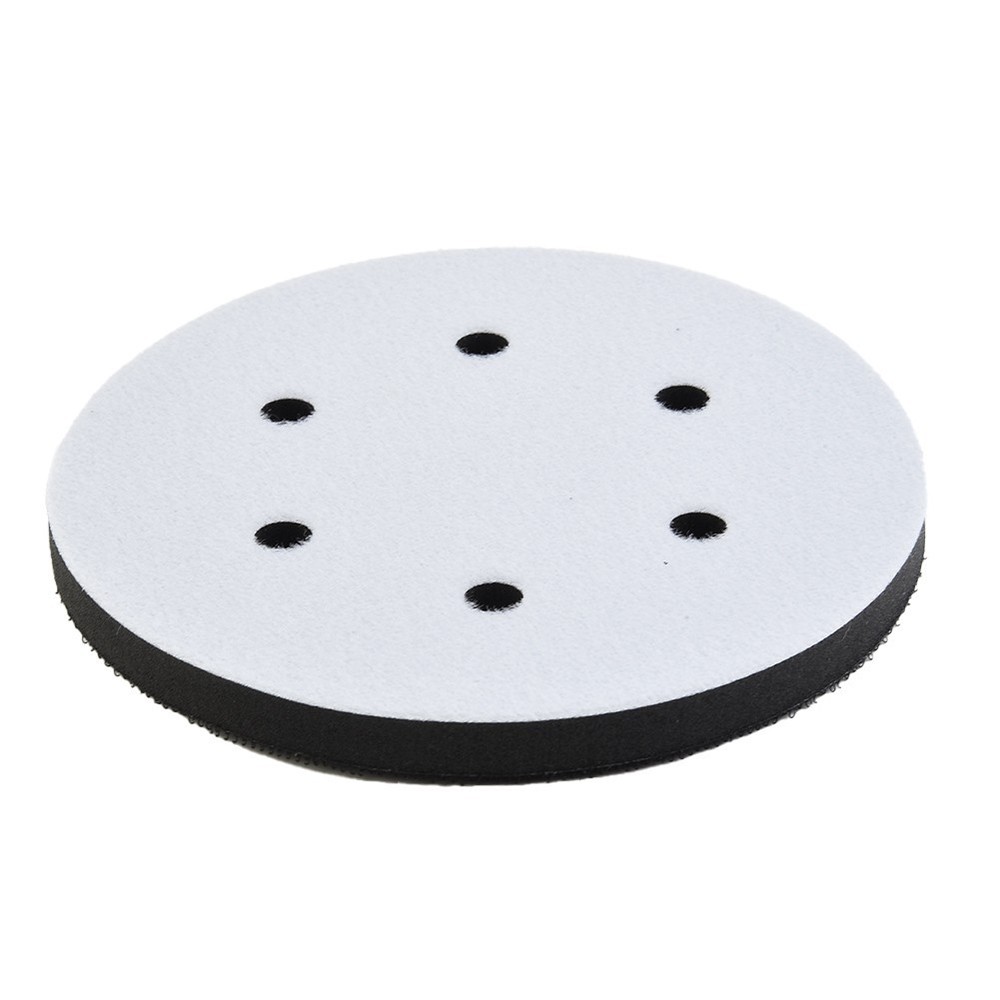 Interface Pad Soft Interface Pad 150mm 6 Hole Disc Pad Foam Disc Hook&Loop
