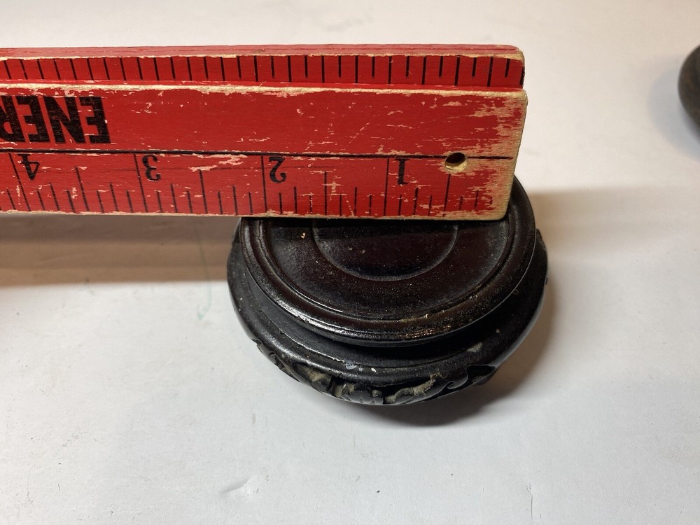 Vintage Small Wood Footed Base Stand