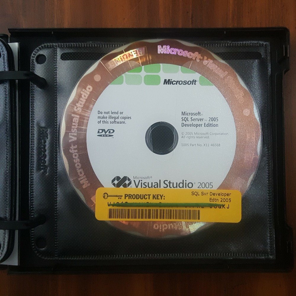 Microsoft Visual Studio 2005 Professional SQL Developer Full Version RETAIL