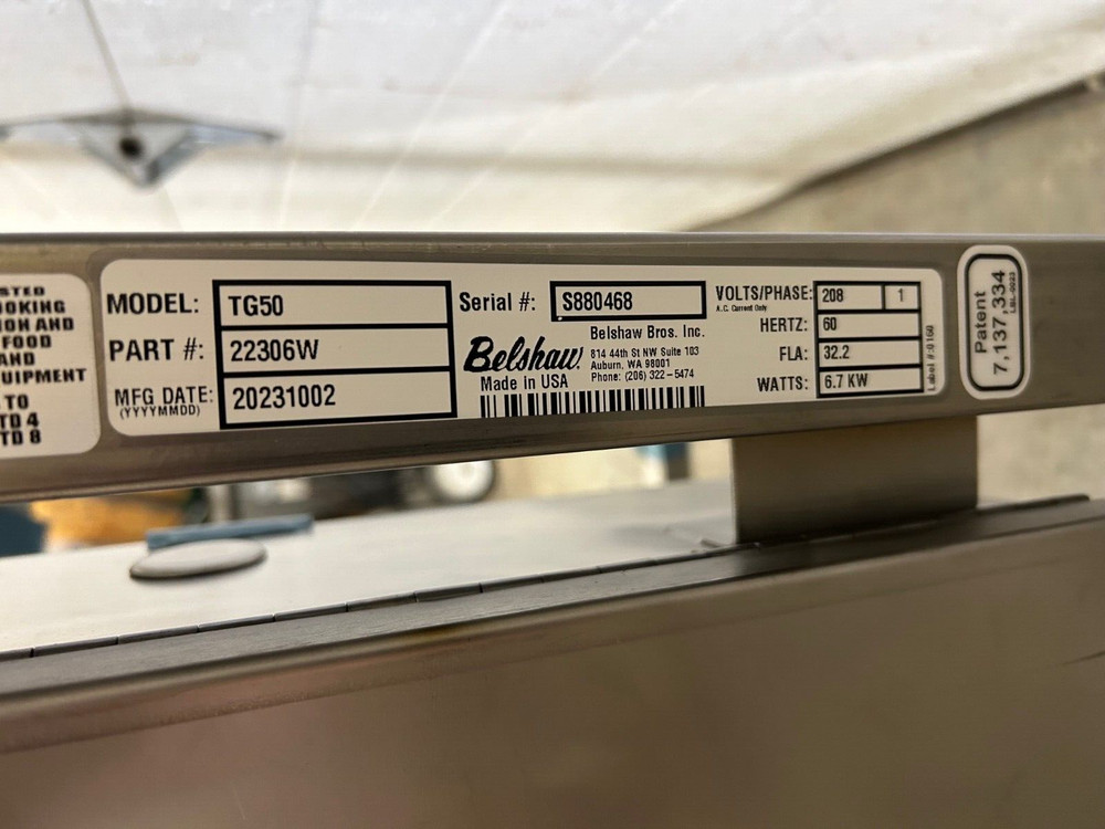 Belshaw TG50 Thermoglazer **New**